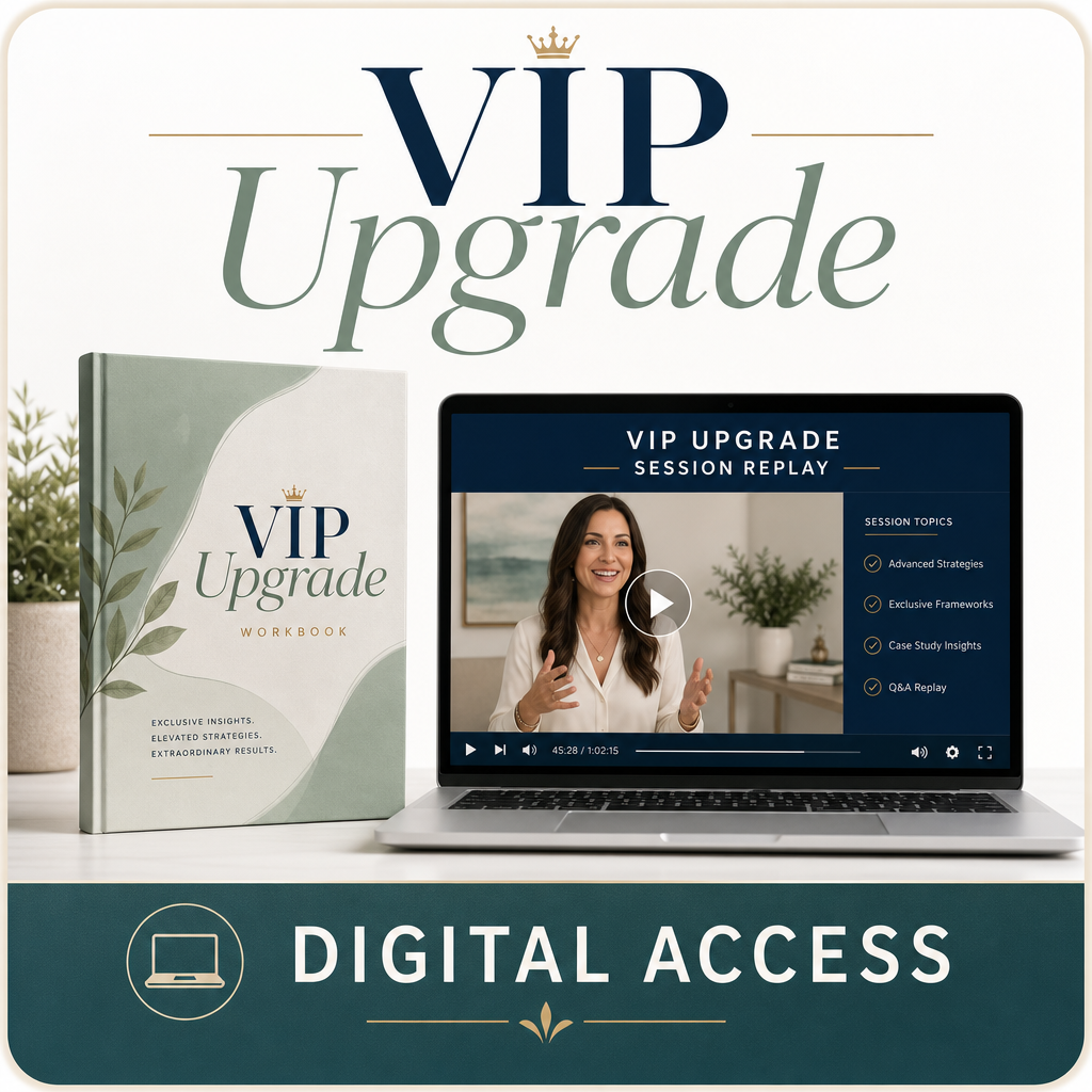 VIP Webinar Upgrade